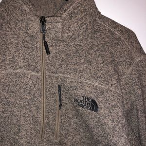 North face 3/4 zip up